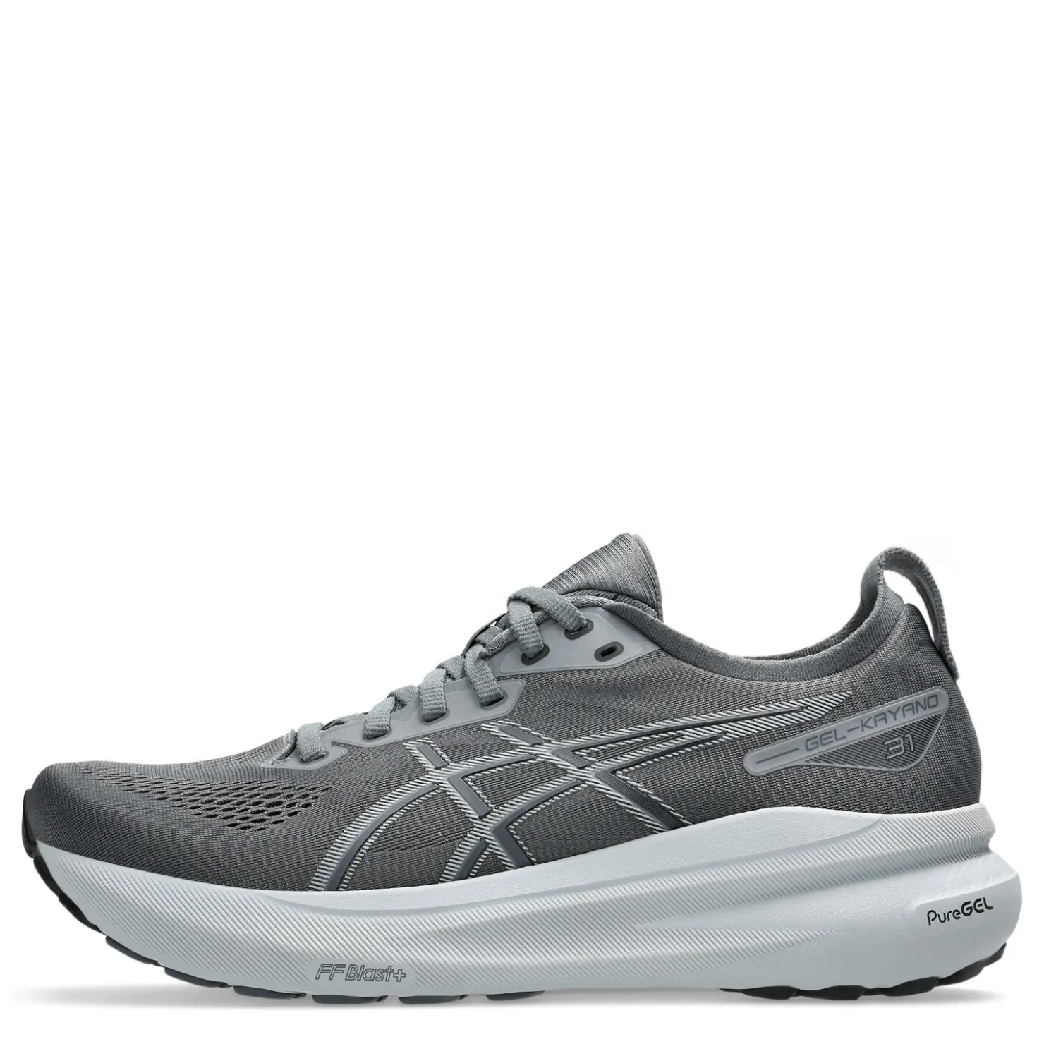Sneakers & Athletics*ASICS Men's , GEL-Kayano 31 Running Shoe - Wide Width Steel Grey/Piedmont Grey