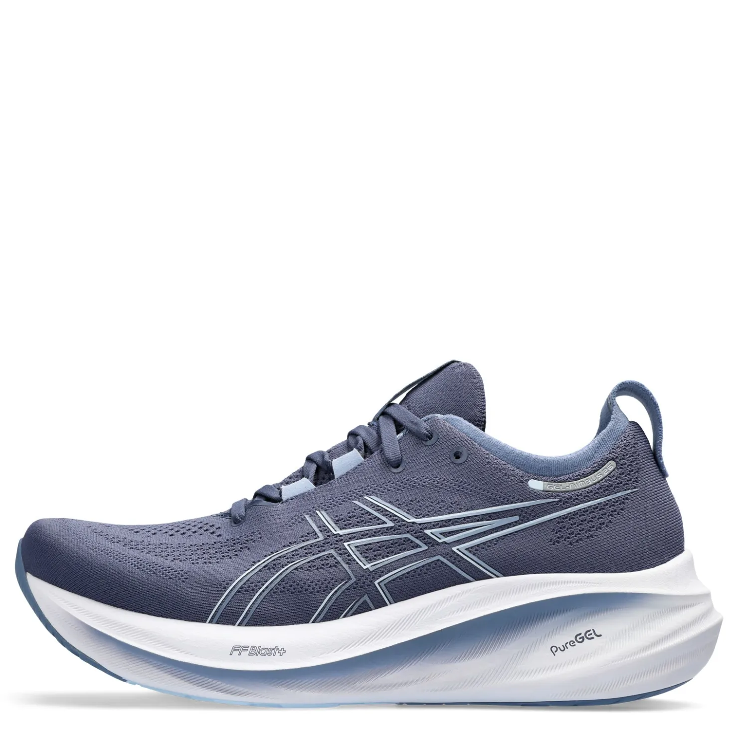 Sneakers & Athletics*ASICS Men's , GEL-Nimbus 26 Running Shoe Thunder Blue/Denim Blue