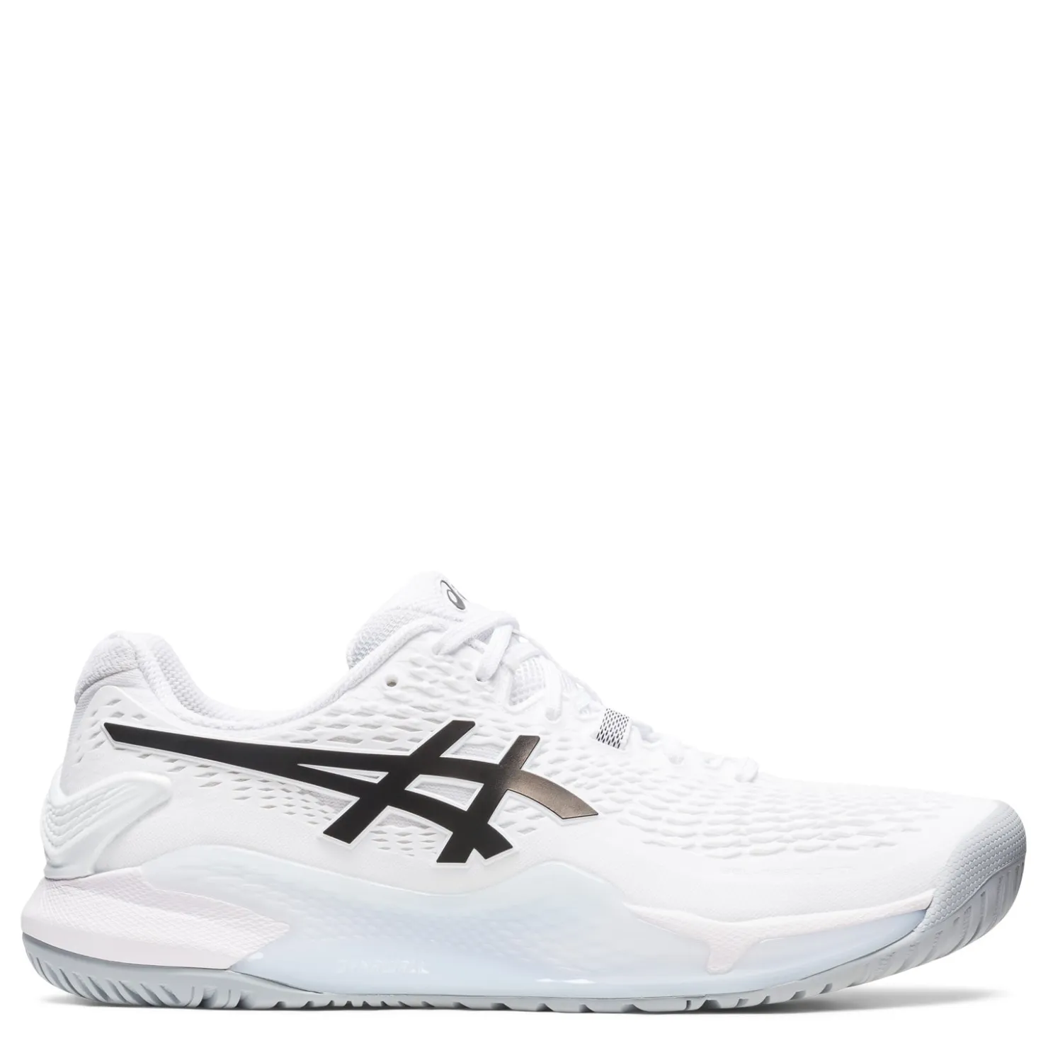 Court*ASICS Men's , GEL-Resolution 9 Tennis Shoe White/Black