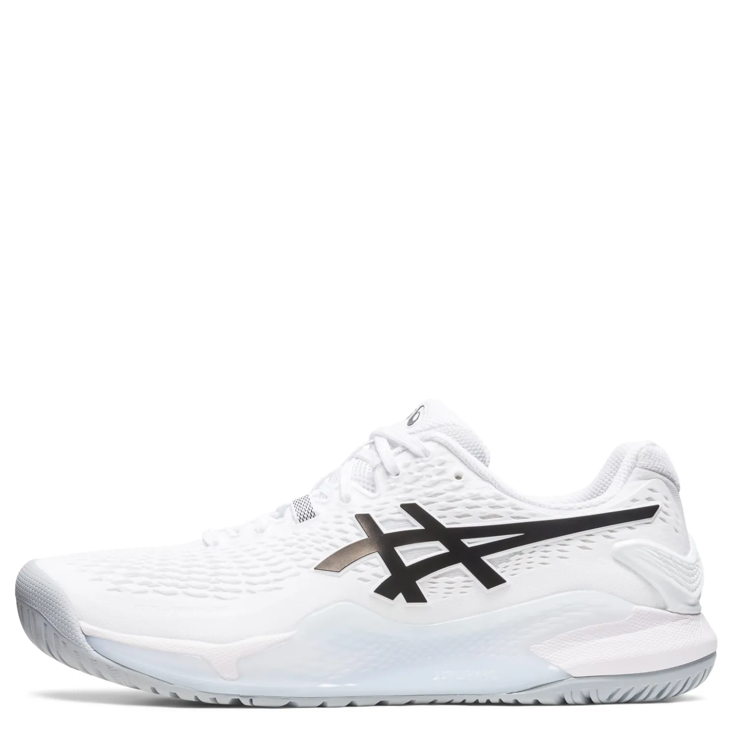 Court*ASICS Men's , GEL-Resolution 9 Tennis Shoe White/Black