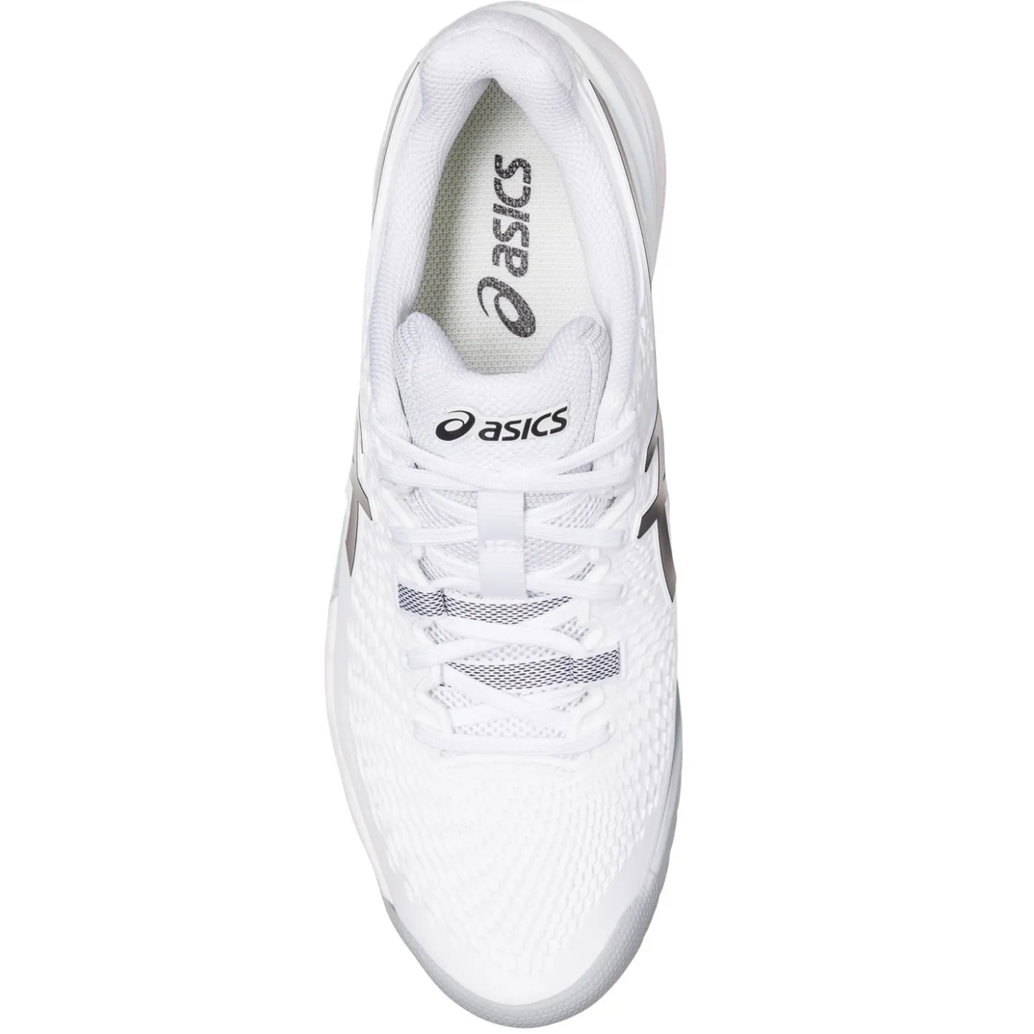 Court*ASICS Men's , GEL-Resolution 9 Tennis Shoe White/Black