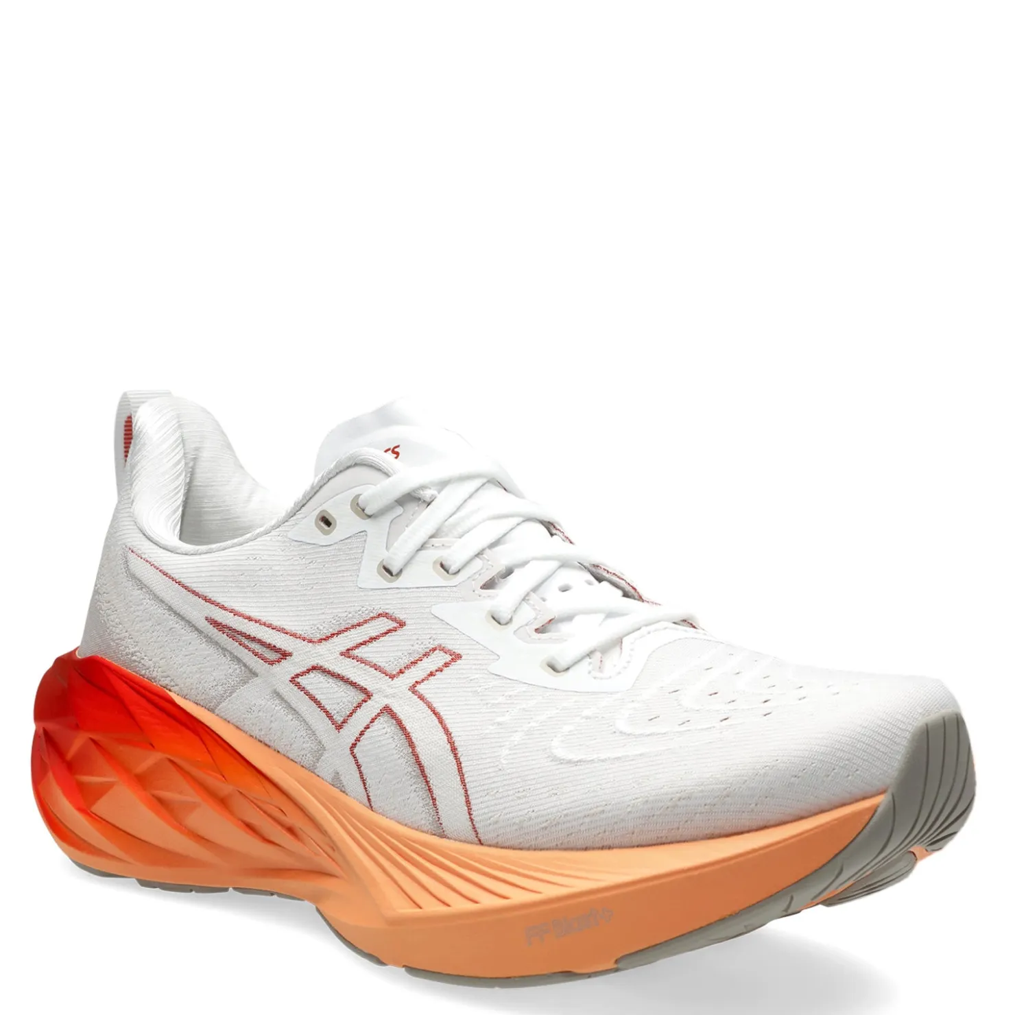 Running*ASICS Men's , Novablast 4 Running Shoe White/Moonrock