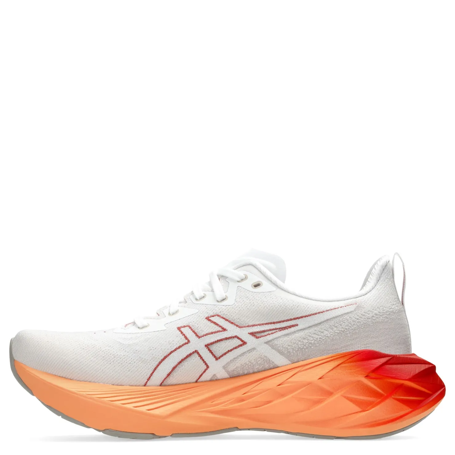 Running*ASICS Men's , Novablast 4 Running Shoe White/Moonrock