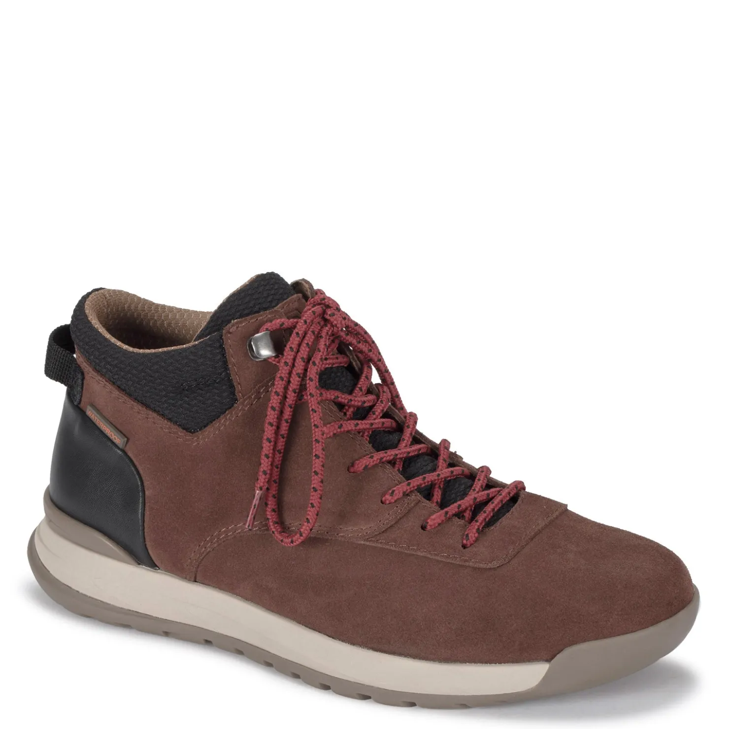 Boots*Baretraps Men's , Napier Waterproof Hiking Boot Coffee/Black Suede