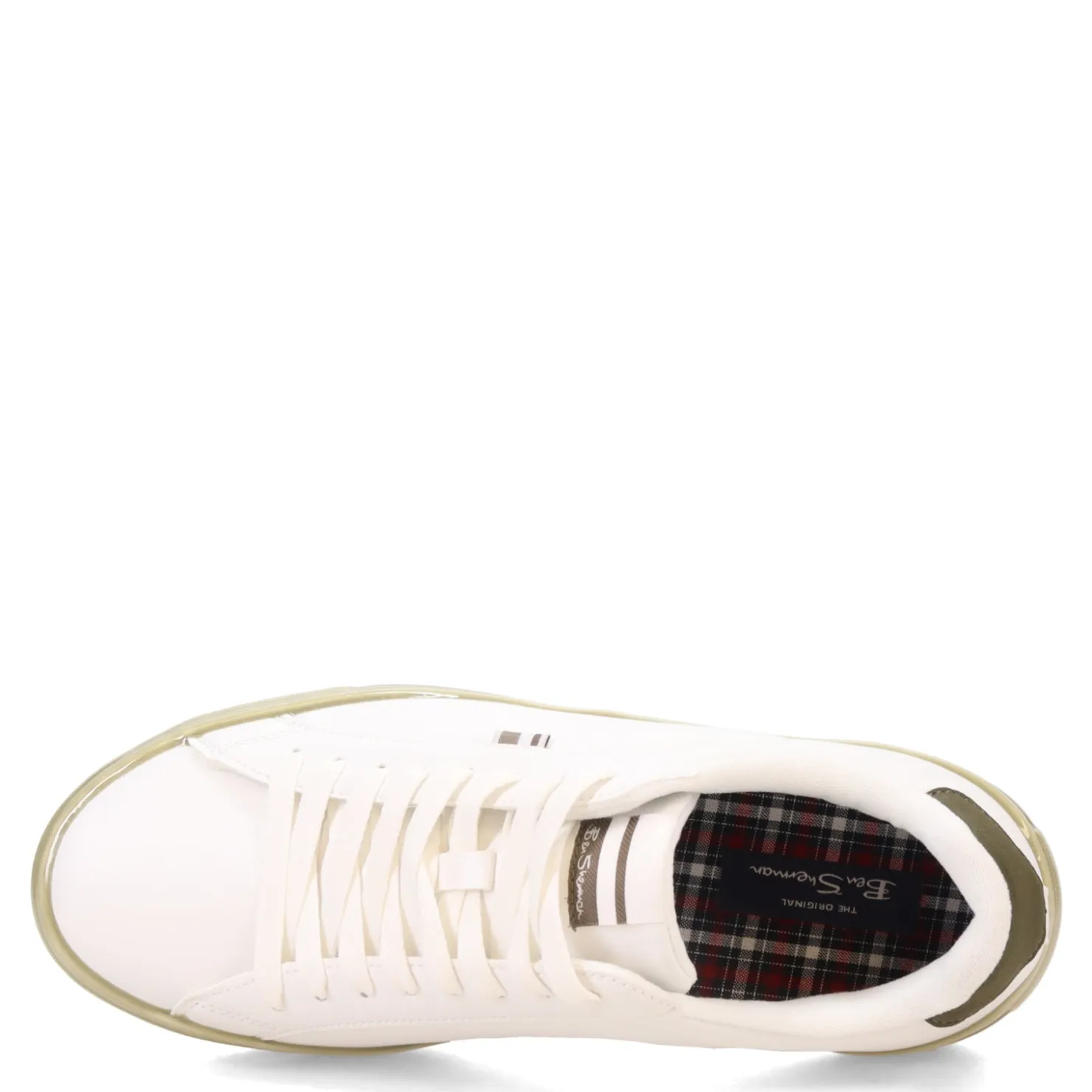 Fashion & Street*Ben Sherman Men's , Crowley Sneaker White/Elm/Army