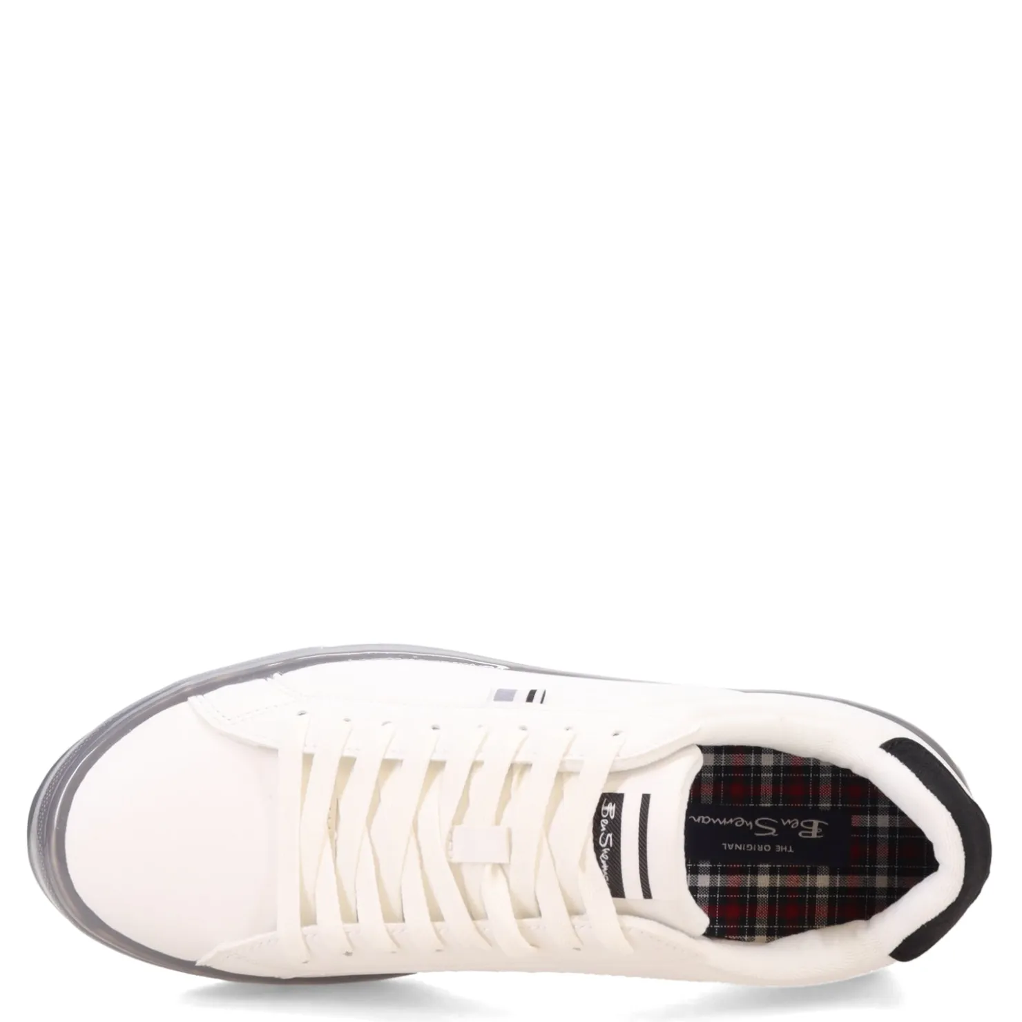 Fashion & Street*Ben Sherman Men's , Crowley Sneaker White/Alloy/Black