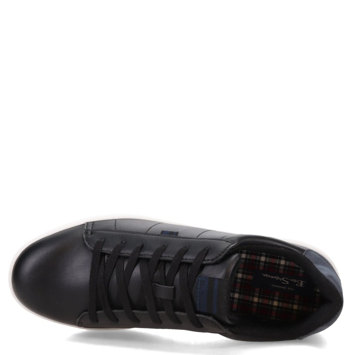 Fashion & Street*Ben Sherman Men's , Hampton Sneaker Black White Navy