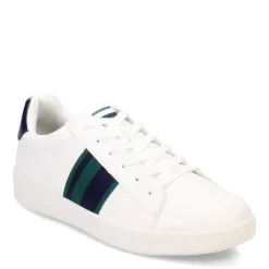 Fashion & Street*Ben Sherman Men's , Hampton Stripe Sneaker Navy/Green