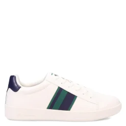 Fashion & Street*Ben Sherman Men's , Hampton Stripe Sneaker Navy/Green