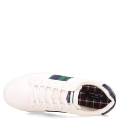 Fashion & Street*Ben Sherman Men's , Hampton Stripe Sneaker Navy/Green