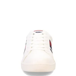 Fashion & Street*Ben Sherman Men's , Hampton Stripe Sneaker Red/Navy/White