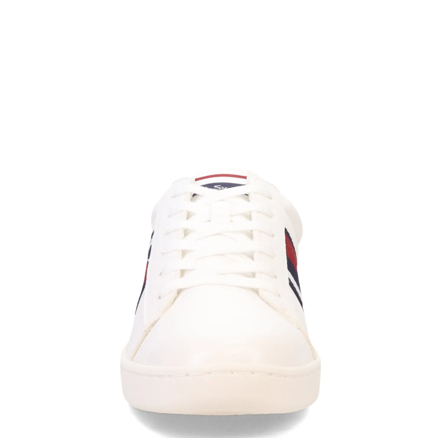 Fashion & Street*Ben Sherman Men's , Hampton Stripe Sneaker Red/Navy/White