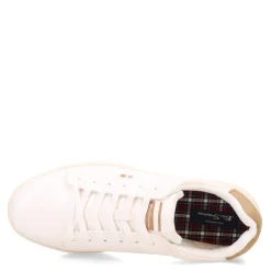 Fashion & Street*Ben Sherman Men's , Hampton Sneaker White/Tan