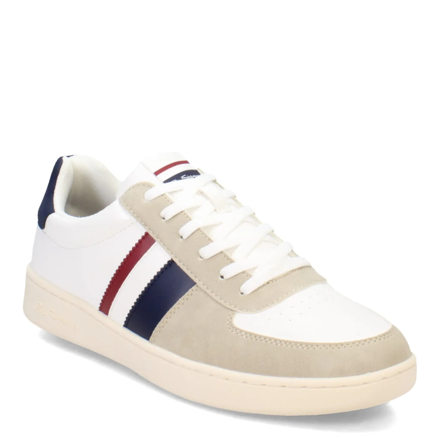Fashion & Street*Ben Sherman Men's , Hyde Sneaker White/Beige/Navy/Red