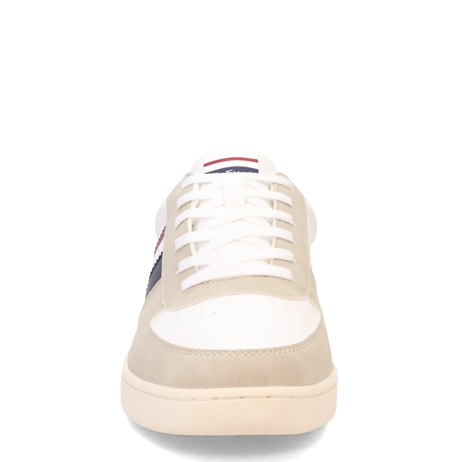 Fashion & Street*Ben Sherman Men's , Hyde Sneaker White/Beige/Navy/Red
