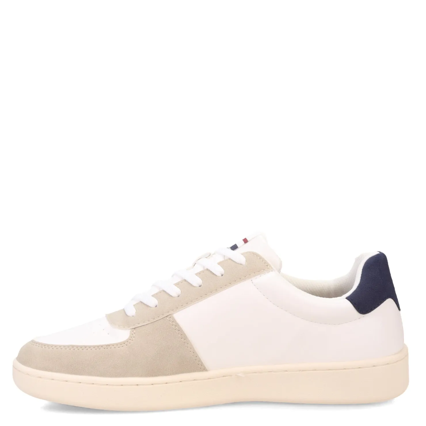 Fashion & Street*Ben Sherman Men's , Hyde Sneaker White/Beige/Navy/Red