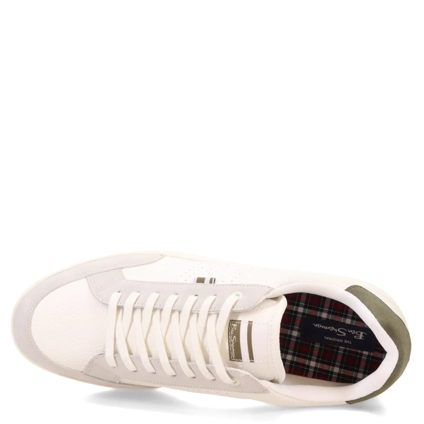 Sneakers & Athletics*Ben Sherman Men's , Martin Sneaker White Whisper Grey Army White