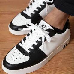 Fashion & Street*Ben Sherman Men's , Richmond Sneaker Black/White