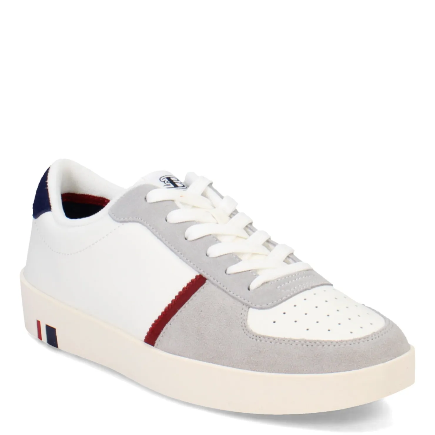 Sneakers & Athletics*Ben Sherman Men's , Richmond Sneaker White/Navy/Mod Red