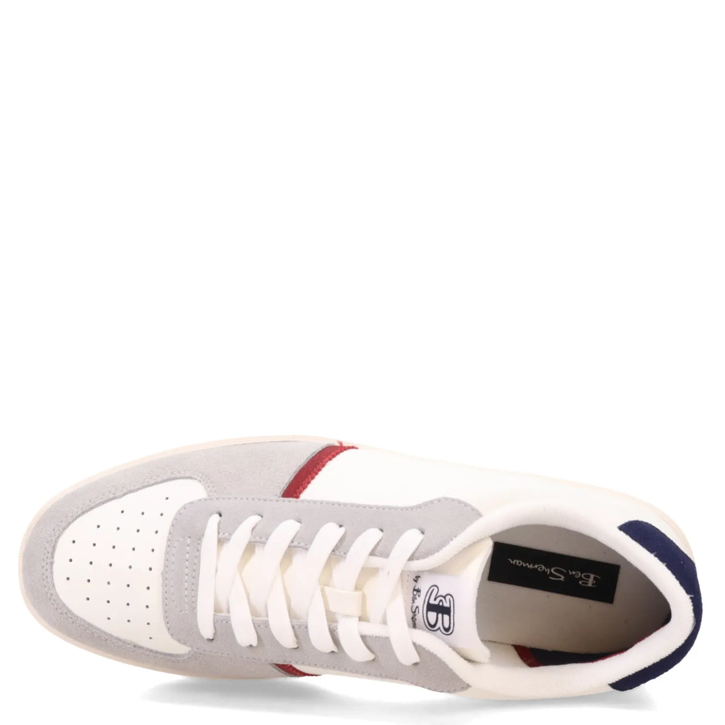 Sneakers & Athletics*Ben Sherman Men's , Richmond Sneaker White/Navy/Mod Red