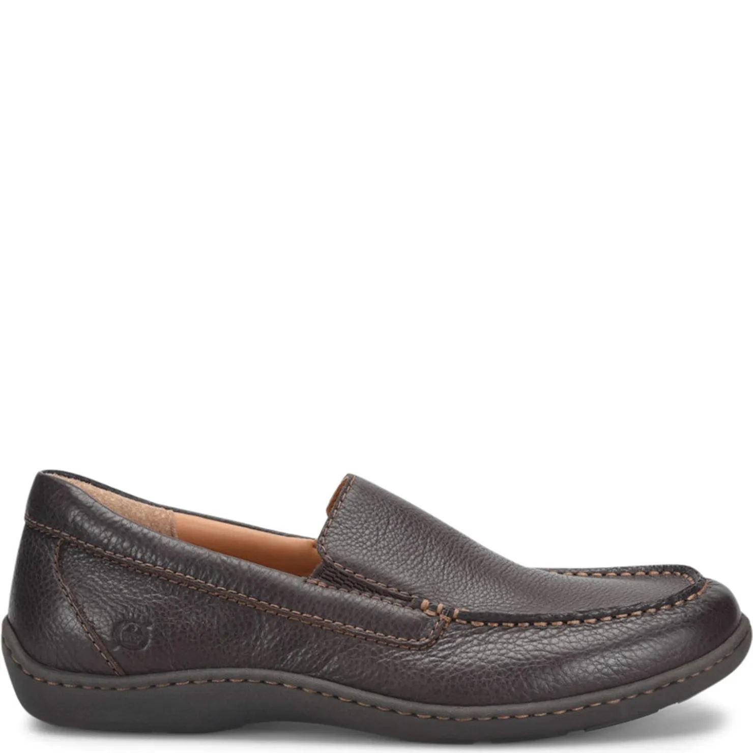 Slip-On Shoes*Born Men's , Brompton II Loafer Dark Brown