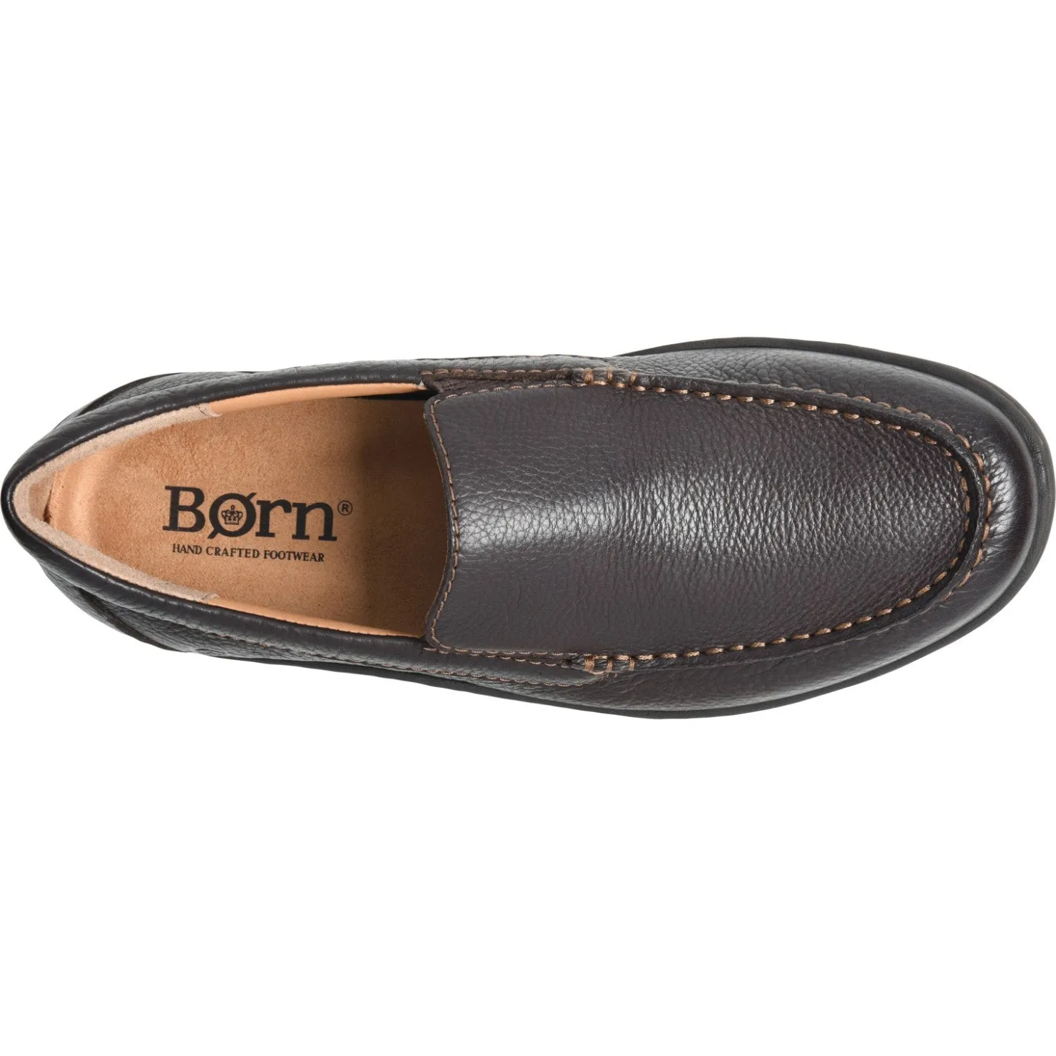 Slip-On Shoes*Born Men's , Brompton II Loafer Dark Brown