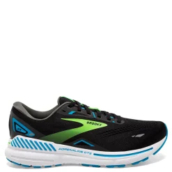Running*Brooks Men's , Adrenaline GTS 23 Running Shoe Black/Blue/Green