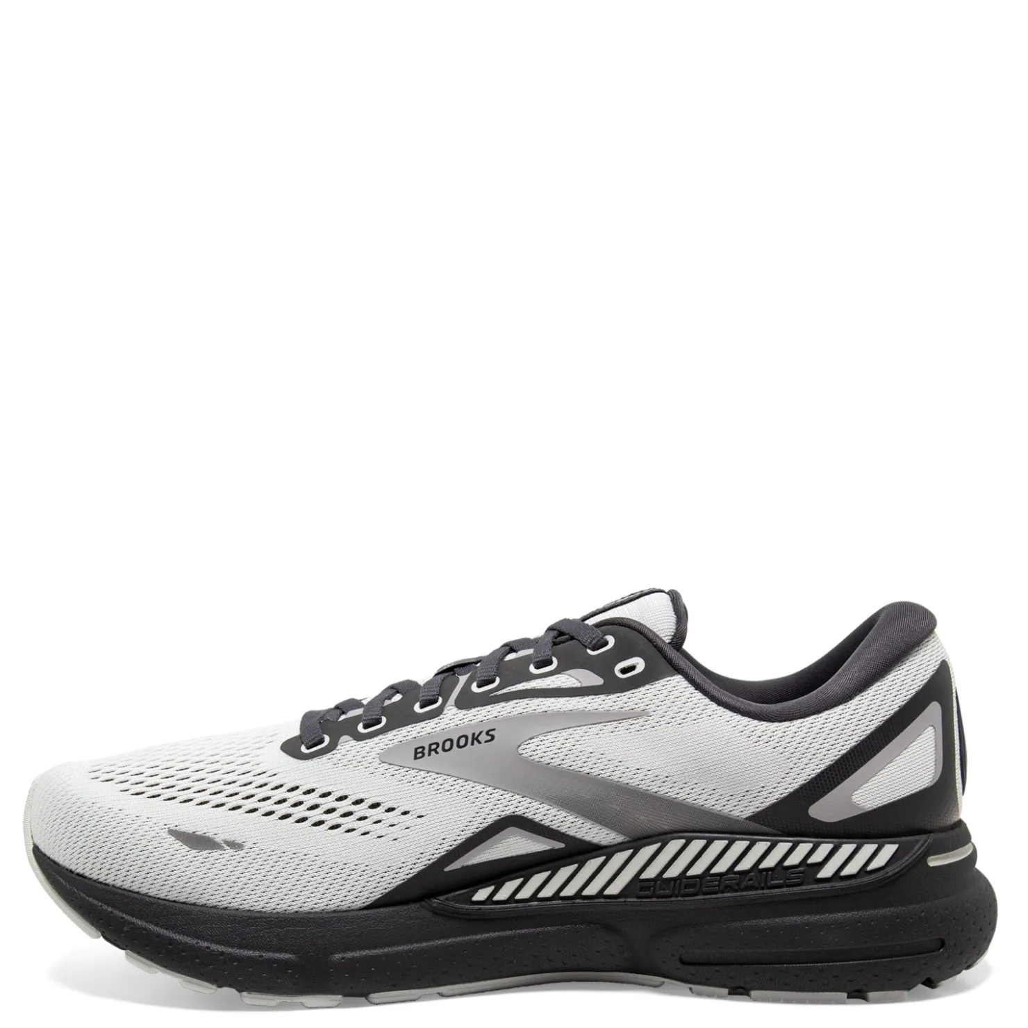 Running*Brooks Men's , Adrenaline GTS 23 Running Shoe Oyster/Ebony/Alloy