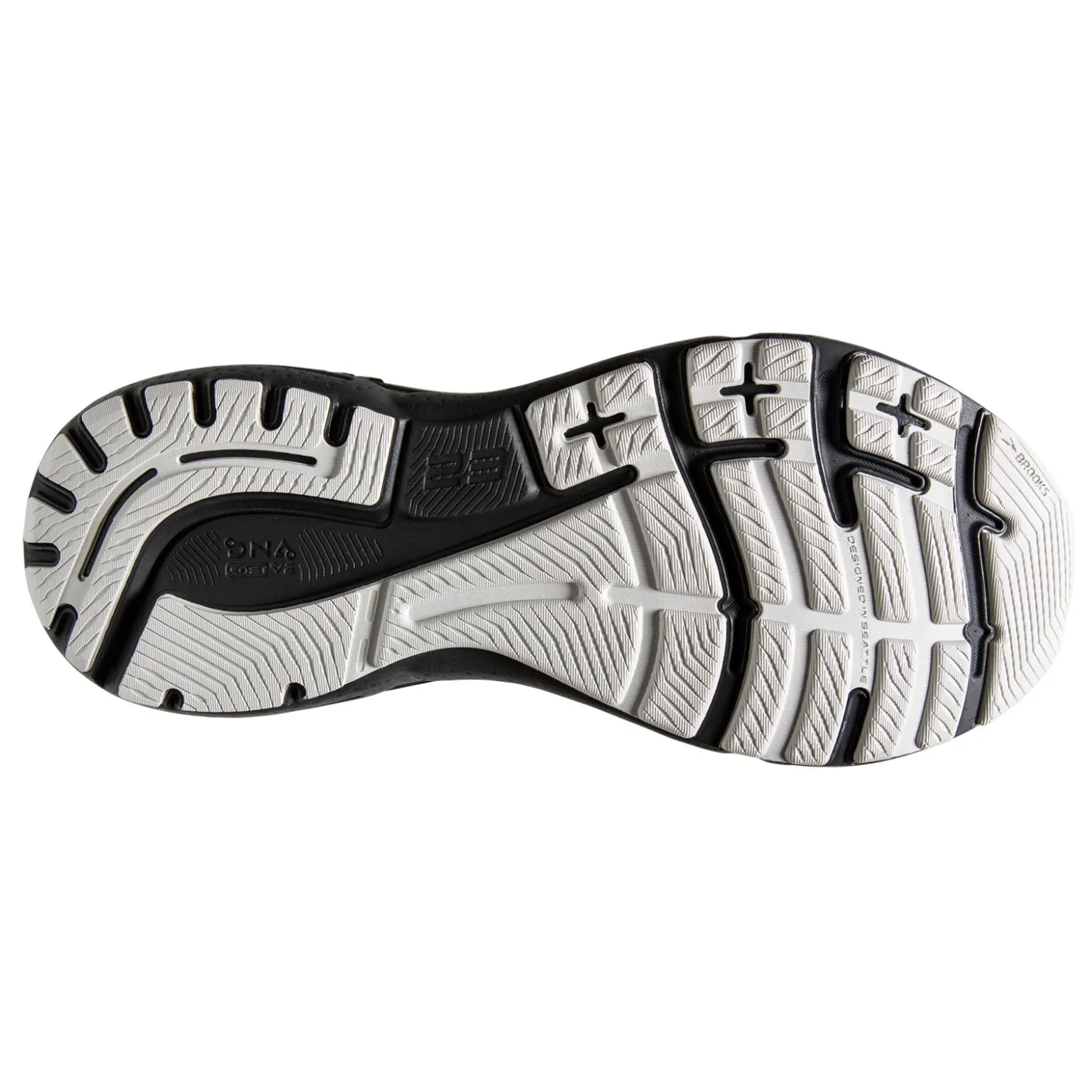 Running*Brooks Men's , Adrenaline GTS 23 Running Shoe Oyster/Ebony/Alloy