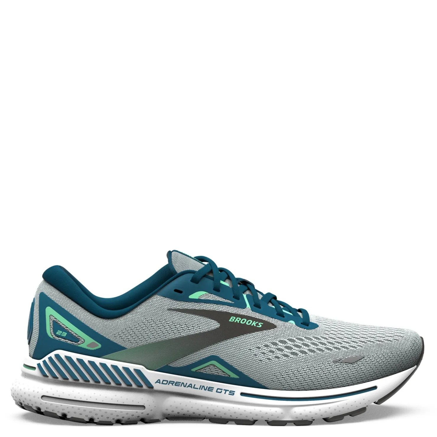 Running*Brooks Men's , Adrenaline GTS 23 Running Shoe Blue/Grey