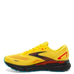 Running*Brooks Men's , Adrenaline GTS 23 Running Shoe Yellow/Foraged Iron/Orange