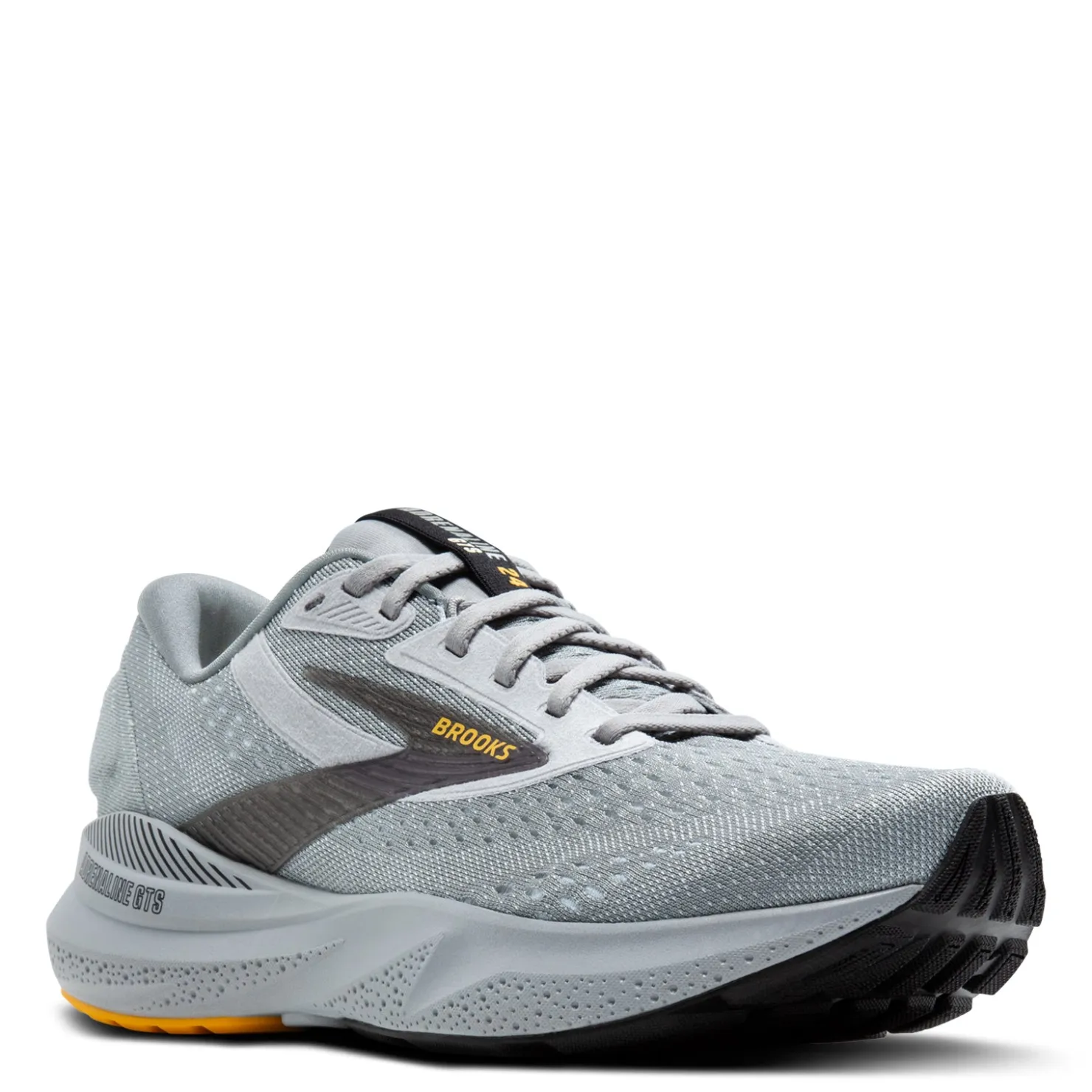 Running*Brooks Men's , Adrenaline GTS 24 Running Shoe Alloy/White/Gold Fusion