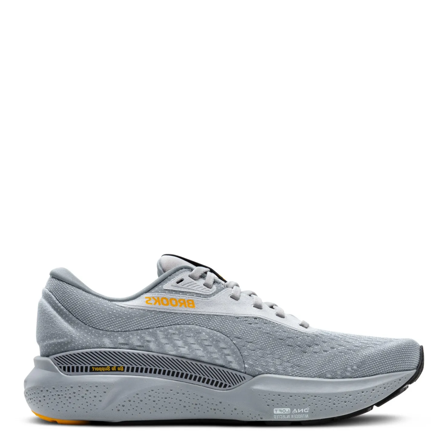 Sneakers & Athletics*Brooks Men's , Adrenaline GTS 24 Running Shoe - Wide Width Alloy/White/Gold Fusion
