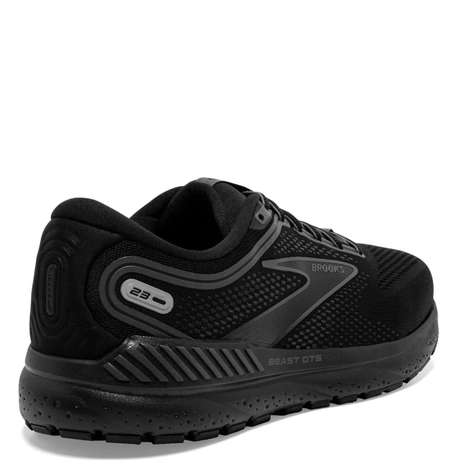 Running*Brooks Men's , Beast GTS 23 Running Shoe Black/Black