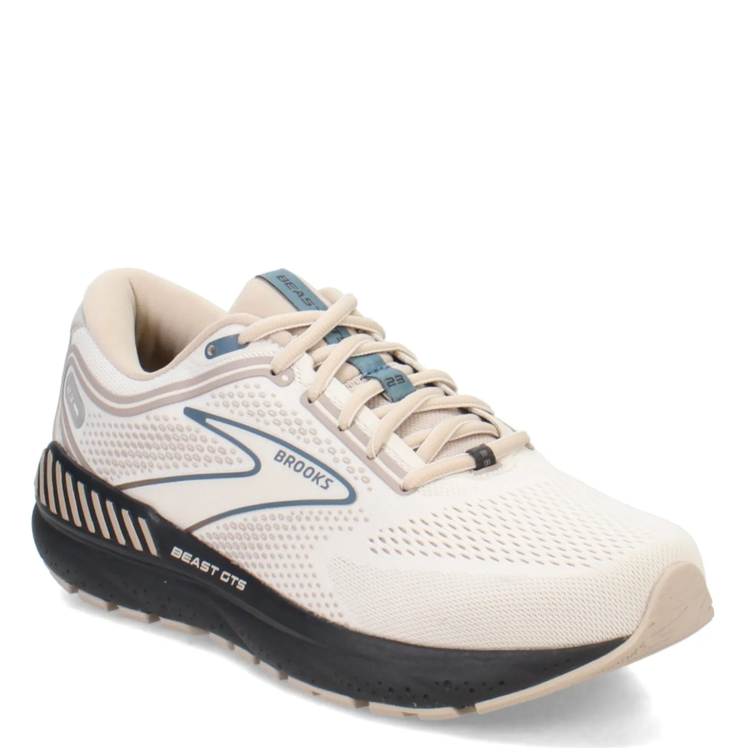 Sneakers & Athletics*Brooks Men's , Beast GTS 23 Running Shoe - Wide Width Chateau Grey/White Sand/Blue