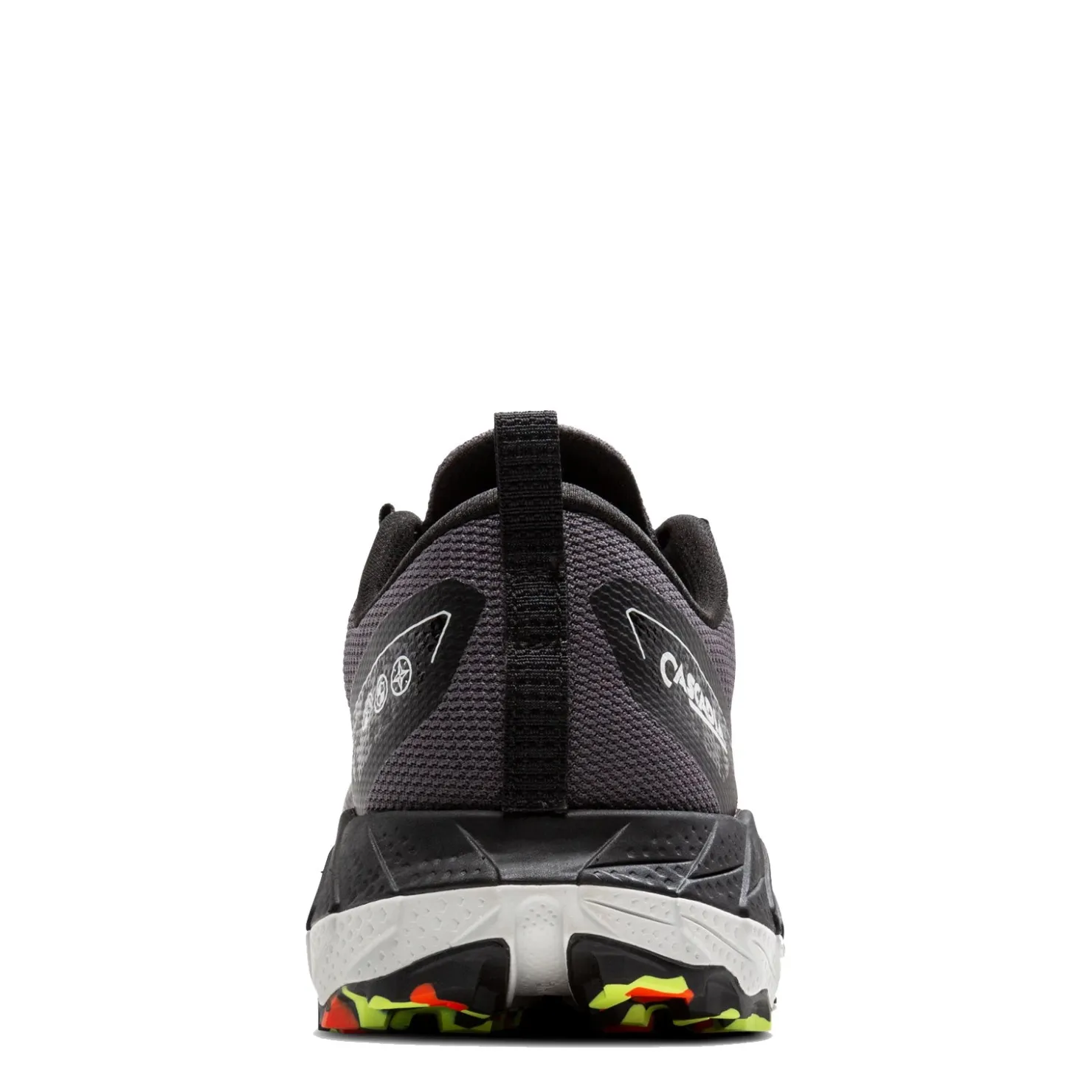 Trail & Hiking*Brooks Men's , Cascadia 18 GTX Trail Running Shoe Blackened Pearl/Black/Tomato
