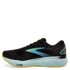 Sneakers & Athletics*Brooks Men's , Ghost 16 Running Shoe Black/Forged Iron/Blue