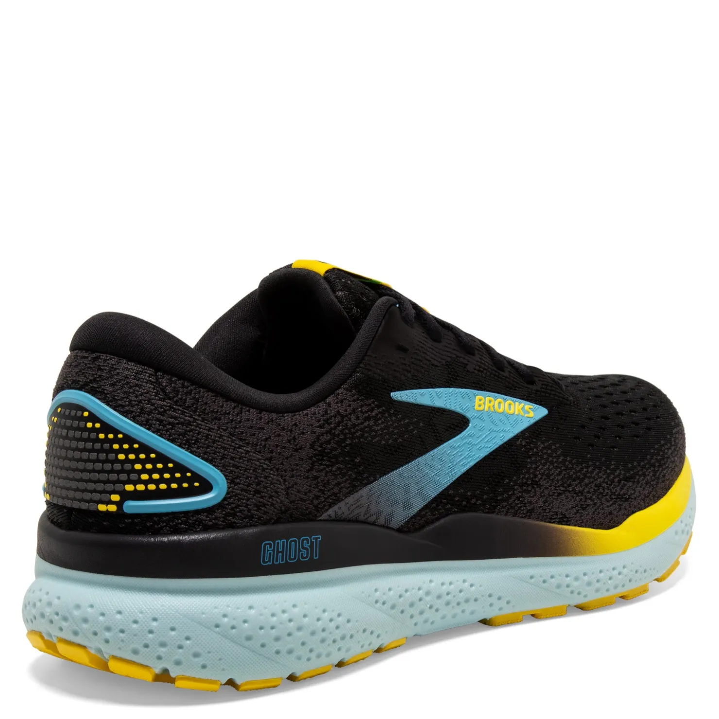 Sneakers & Athletics*Brooks Men's , Ghost 16 Running Shoe Black/Forged Iron/Blue