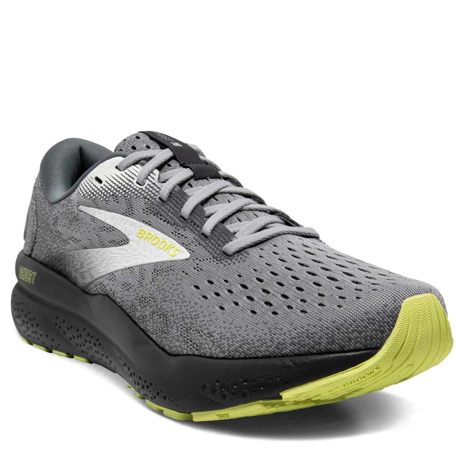 Running*Brooks Men's , Ghost 16 Running Shoe Primer/Grey/Lime