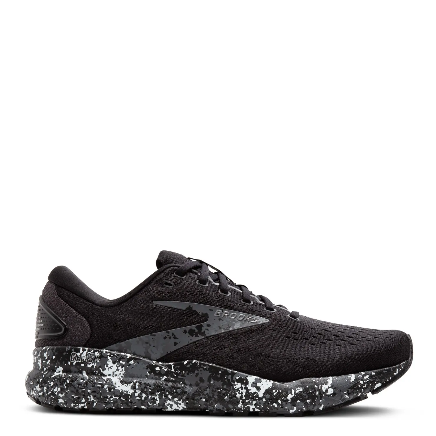 Sneakers & Athletics*Brooks Men's , Ghost 16 Running Shoe Black/Iron/Lava