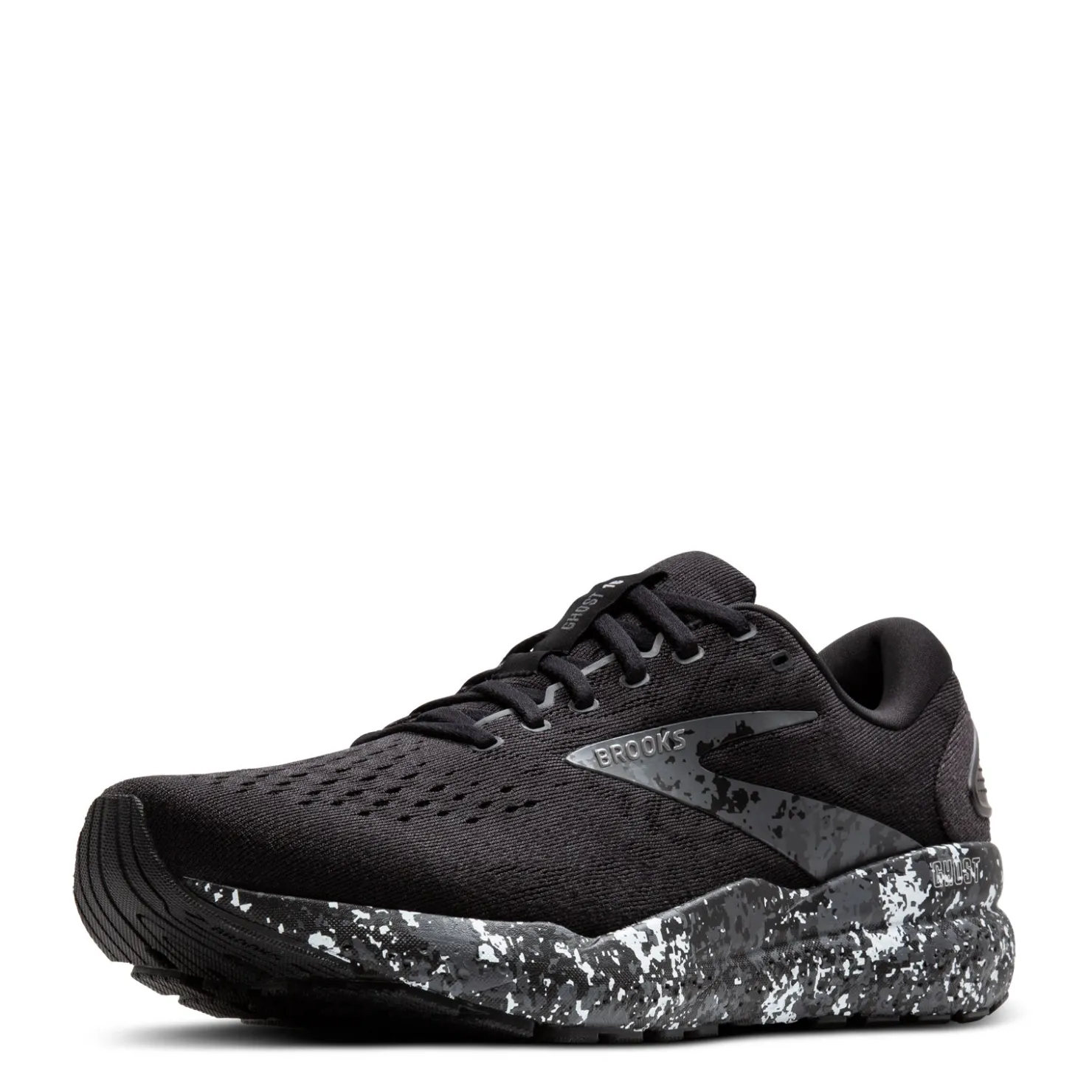 Sneakers & Athletics*Brooks Men's , Ghost 16 Running Shoe Black/Iron/Lava