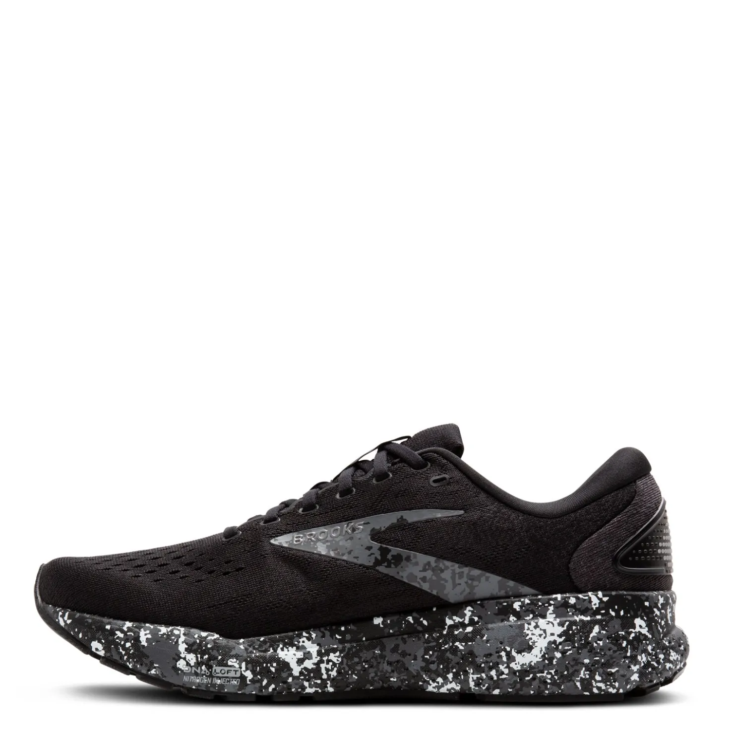 Sneakers & Athletics*Brooks Men's , Ghost 16 Running Shoe Black/Iron/Lava