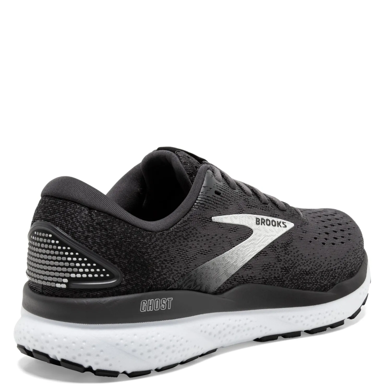 Running*Brooks Men's , Ghost 16 Running Shoe - Wide Width Black/Grey/White