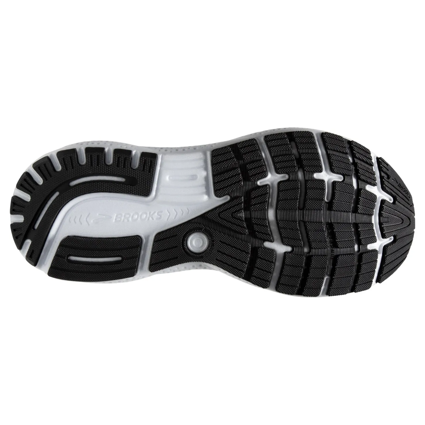 Running*Brooks Men's , Ghost 16 Running Shoe - Wide Width Black/Grey/White