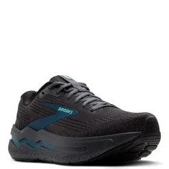 Sneakers & Athletics*Brooks Men's , Ghost Max 2 Running Shoe - Wide Width Ebony/Cockatoo/Blue Sapphire