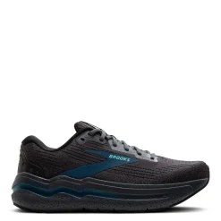 Sneakers & Athletics*Brooks Men's , Ghost Max 2 Running Shoe - Wide Width Ebony/Cockatoo/Blue Sapphire