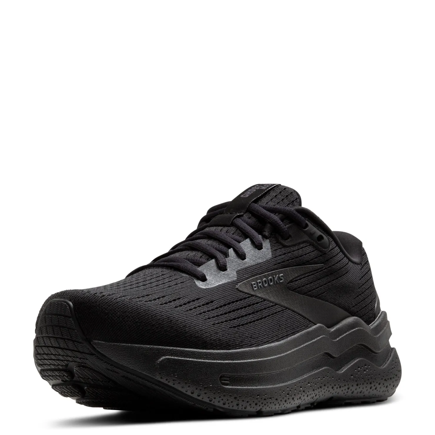 Sneakers & Athletics*Brooks Men's , Ghost Max 2 Running Shoe - Extra Wide Width Black/Black/Ebony