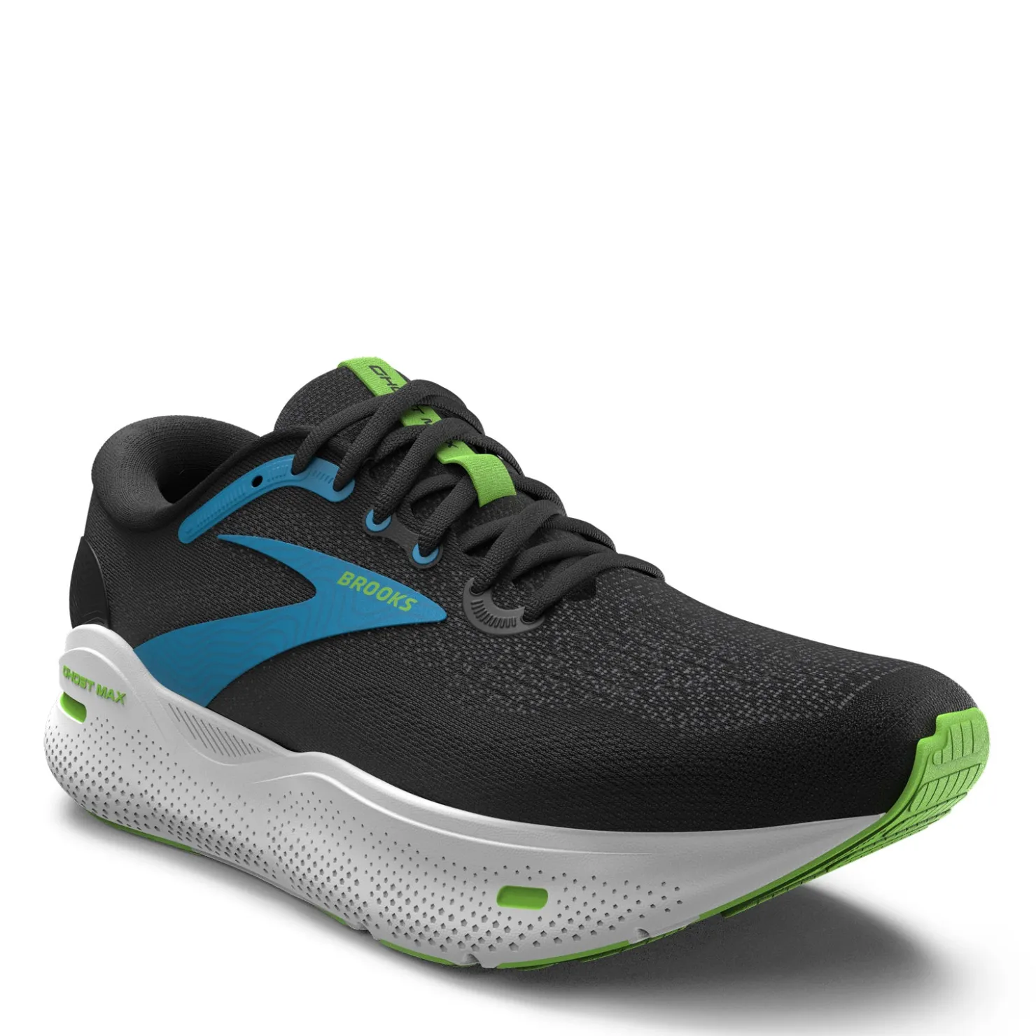 Sneakers & Athletics*Brooks Men's , Ghost Max Running Shoe - Wide Width Black/Blue