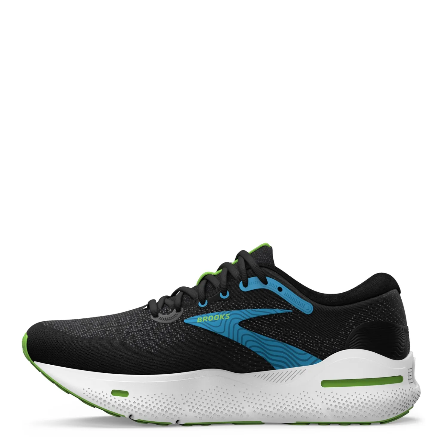 Sneakers & Athletics*Brooks Men's , Ghost Max Running Shoe - Wide Width Black/Blue