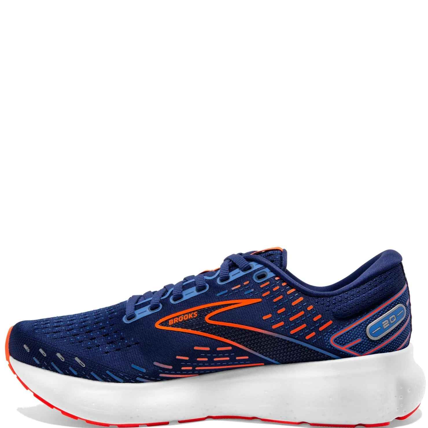 Sneakers & Athletics*Brooks Men's , Glycerin 20 Running Shoe Blue/Orange